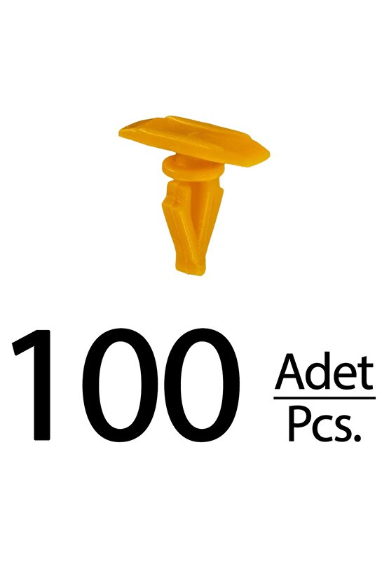 Toyota Daihatsu Hyundai Mazda Subaru Mitsubishi için Toz Fitil Klips - 100 Adet