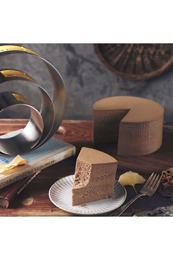 Narkalıp Yuvarlak Çember Kek Kalıbı Çap 12cm Derinlik 10cm