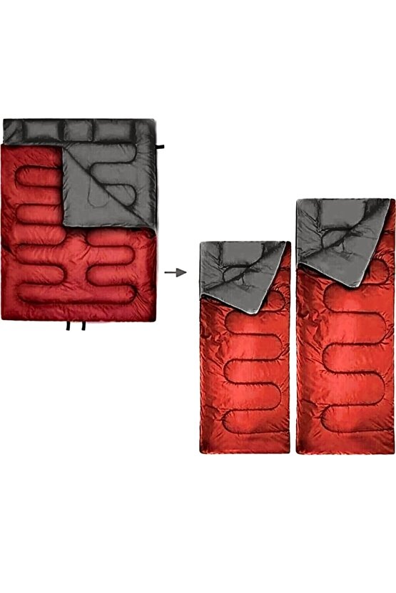 Çift Kişilik Uyku Tulumu-red