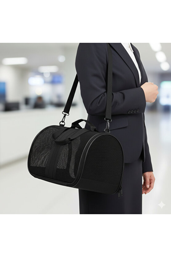 VG Flybag Yırtılmaz Fileli Kedi ve Köpek Taşıma Çantası