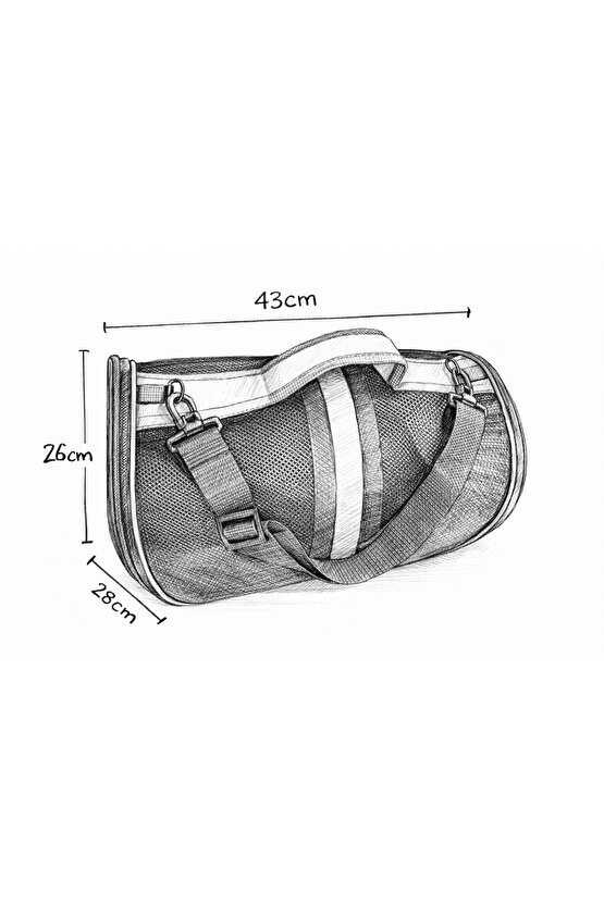 VG Flybag Yırtılmaz Fileli Kedi ve Köpek Taşıma Çantası