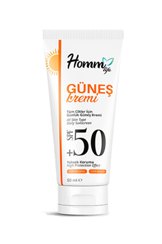Güneş Kremi 50 Spf Homm Lıfe 50 ml