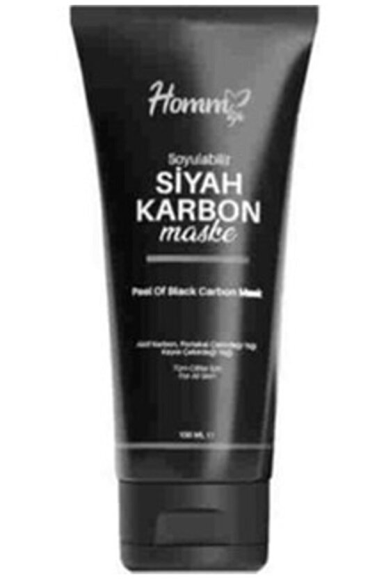 Homm Bitkisel Soyulabilir Siyah Karbon Maske 100ml