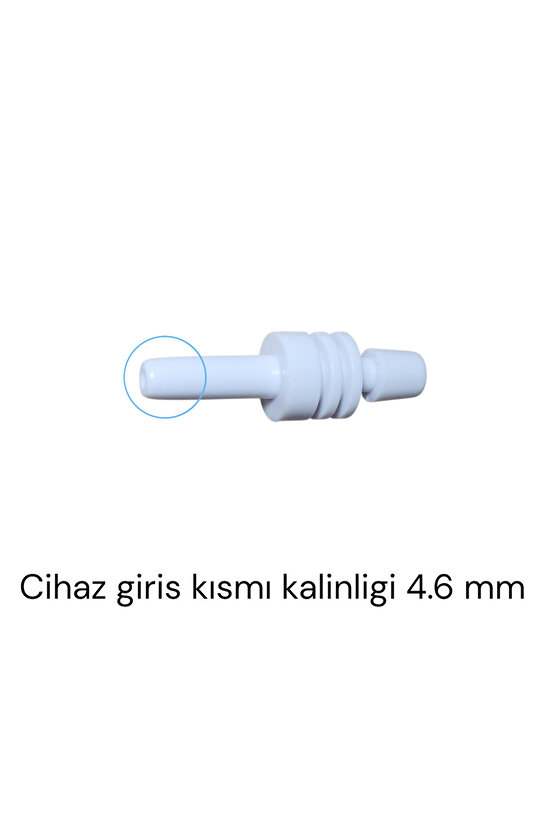 Dijital Tansiyon Aleti Manşon Jak Adaptörü 4.6 mm – Düz Tip Bağlantı Konnektörü