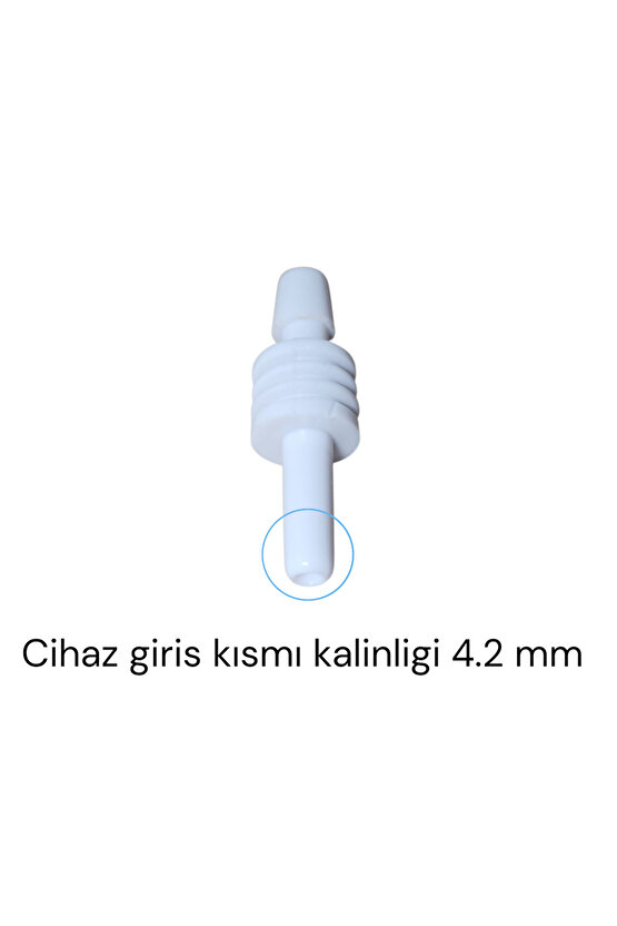 Dijital Tansiyon Aleti Manşon Jak Adaptörü 4.2 mm – Düz Tip Bağlantı Konnektörü