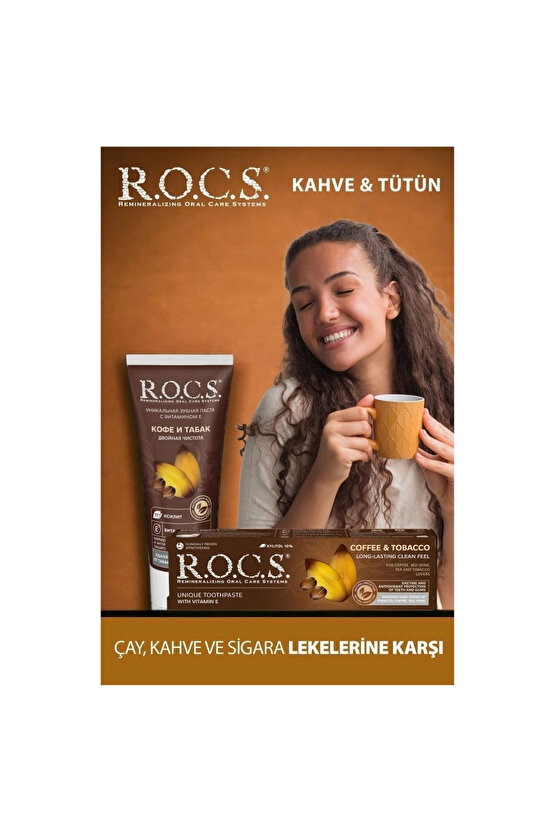 Kahve Tütün Lekelere Karşı Diş Macunu 60 ml