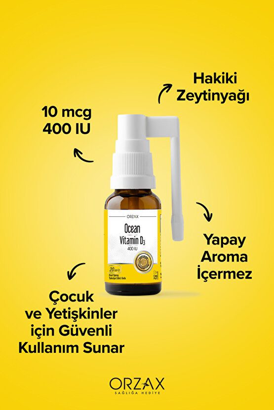 Vitamin D3 400 IU Sprey 20 ml