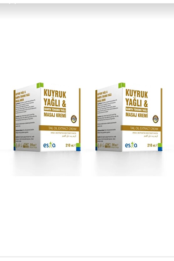 Kuyruk Yağlı Bamya Tohumlu Masaj Kremi 210 gr 2 ADET