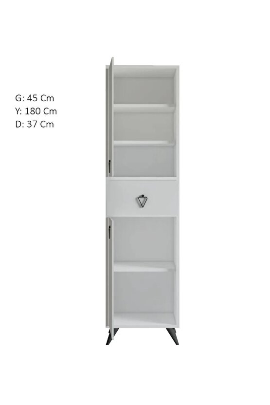 Neva Çok Amaçlı Dolap Beyaz