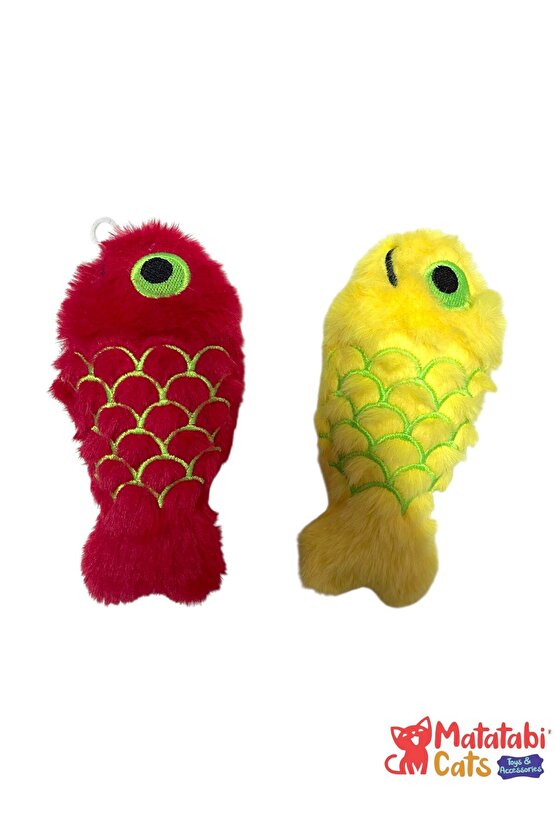 FİFY Peluş Kedi Oyuncağı-Matatabi İçerikli, Dayanıklı, Kediler İçin Eğlenceli Oyuncak