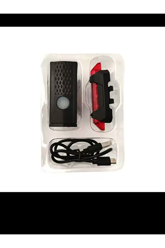 Bisiklet Aydınlatma Seti Fener Ön Arka Far Arka Stop Aydınlatma Işık