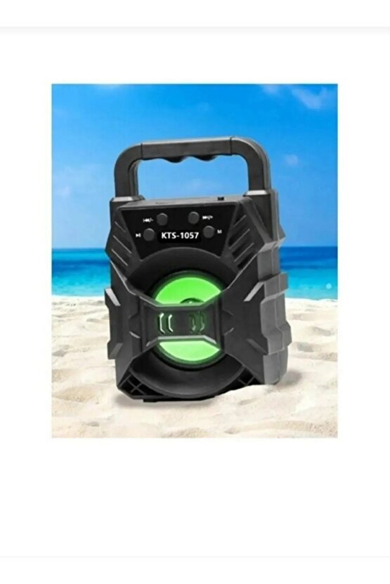 Siyah Dx-1057 Fm Radyolu Mini Taşınabilir Müzik Çalar Kutusu Bluetoothlu Ses Bombası İthalatçı Gar