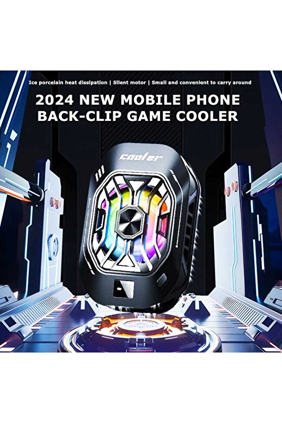 cep telefonu serin ısı emici 3 hız sıcaklık kontrolü dijital ekran  Soğutucu Fan Kablolu