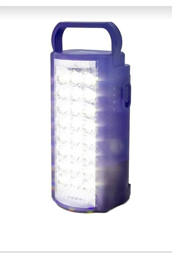 24 Ledli Büyük Ledli 80 Saat Akü Ile Yanan Led Işıldak Süper Güç