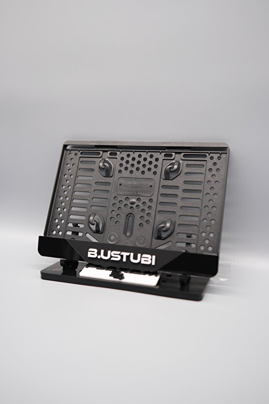 ORTASI MAT SİYAH PARÇALI KİŞİYE ÖZEL İSİMLİ PLEKSİ MOTOR PLAKALIĞI