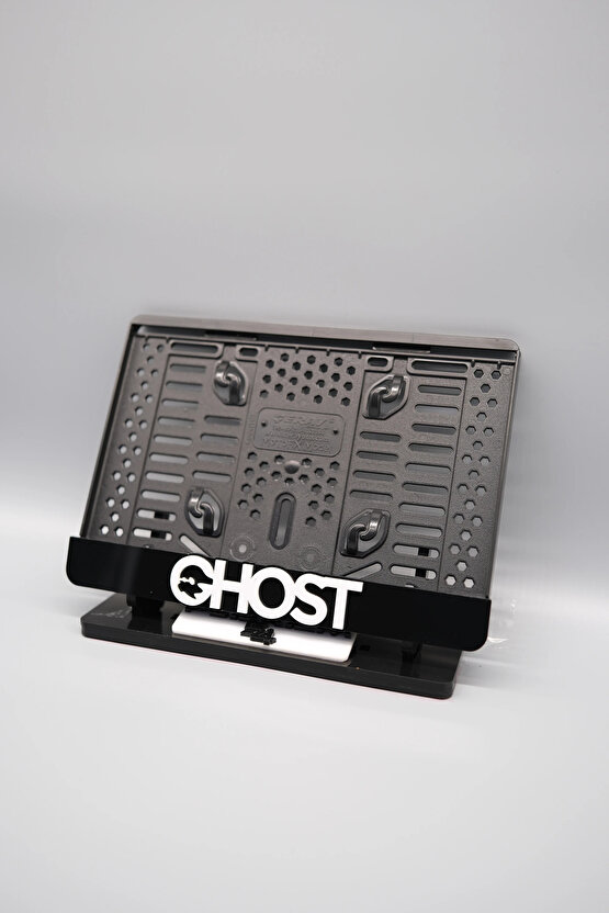 GHOST 2 ÇİZİMLİ 3D KABARTMALI PLEKSİ MOTOR PLAKALIĞI