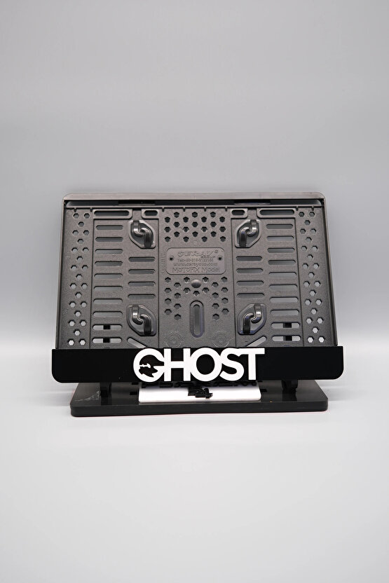 GHOST 2 ÇİZİMLİ 3D KABARTMALI PLEKSİ MOTOR PLAKALIĞI
