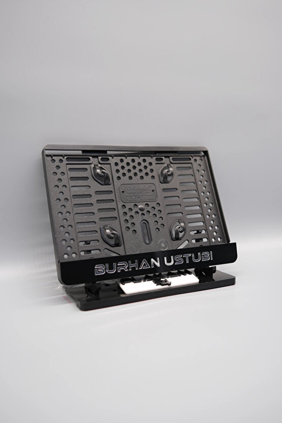 KİŞİYE ÖZEL İSİMLİ GÜMÜŞ PLEKSİ MOTOR PLAKALIĞI