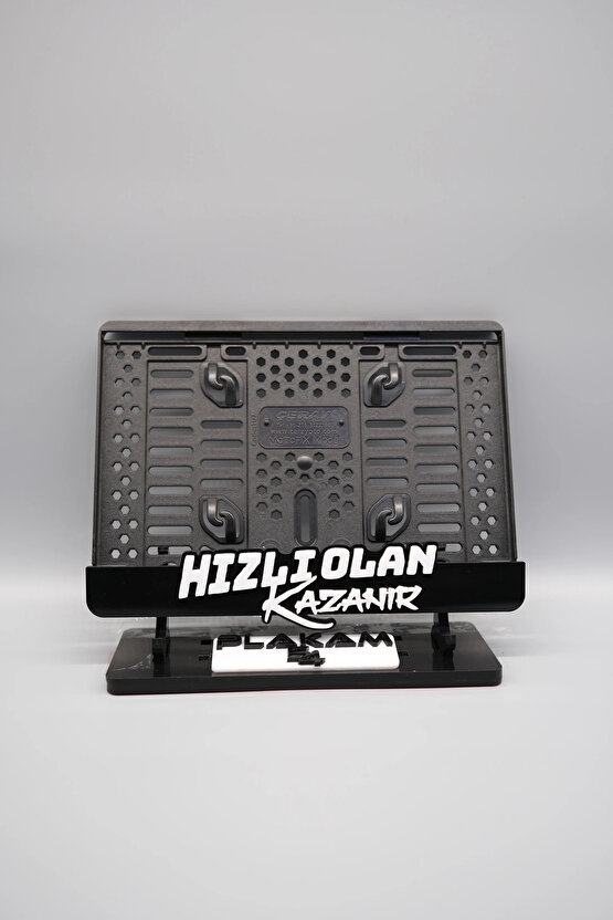 HIZLI OLAN KAZANIR 3D KABARTMALI PLEKSİ MOTOR PLAKALIĞI