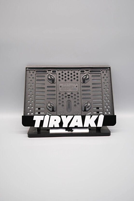 TİRYAKİ 3D KABARTMALI PLEKSİ MOTOR PLAKALIĞI