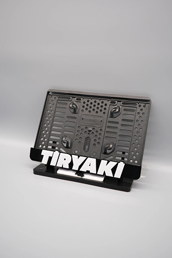 TİRYAKİ 3D KABARTMALI PLEKSİ MOTOR PLAKALIĞI