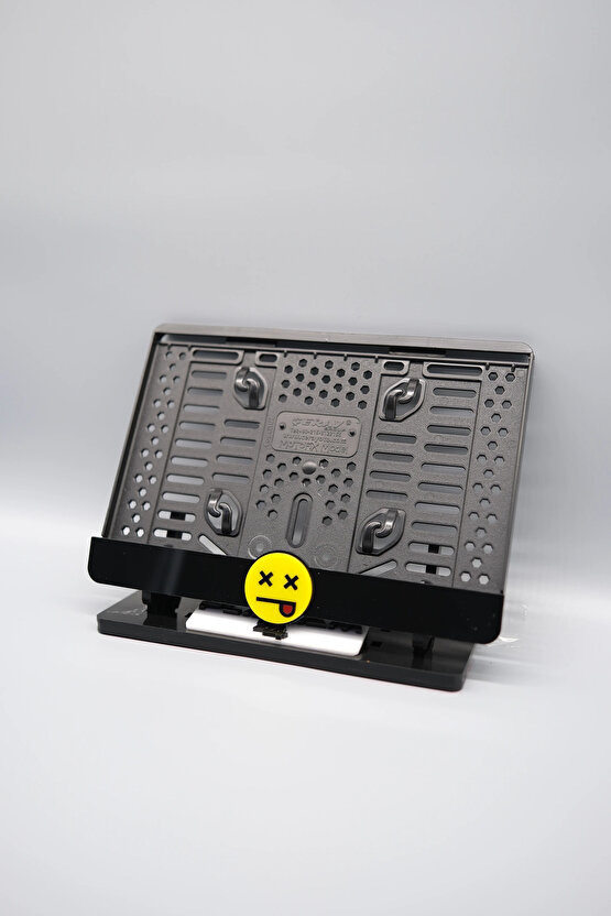 DEAT FACE EMOJİ 3D KABARTMALI PLEKSİ MOTOR PLAKALIĞI