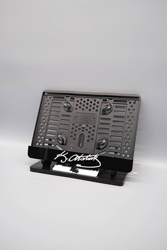 K. ATATÜRK İMZA BENZER 3D KABARTMALI PLEKSİ MOTOR PLAKALIĞI