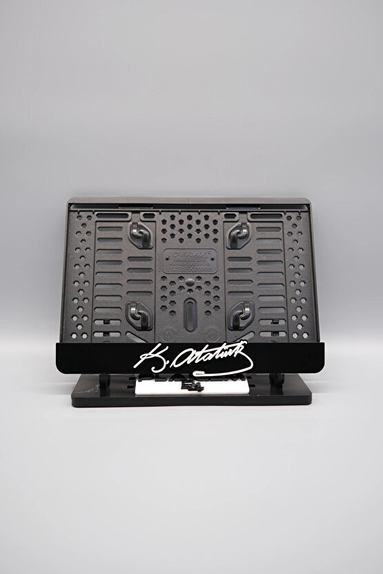 K. ATATÜRK İMZA BENZER 3D KABARTMALI PLEKSİ MOTOR PLAKALIĞI