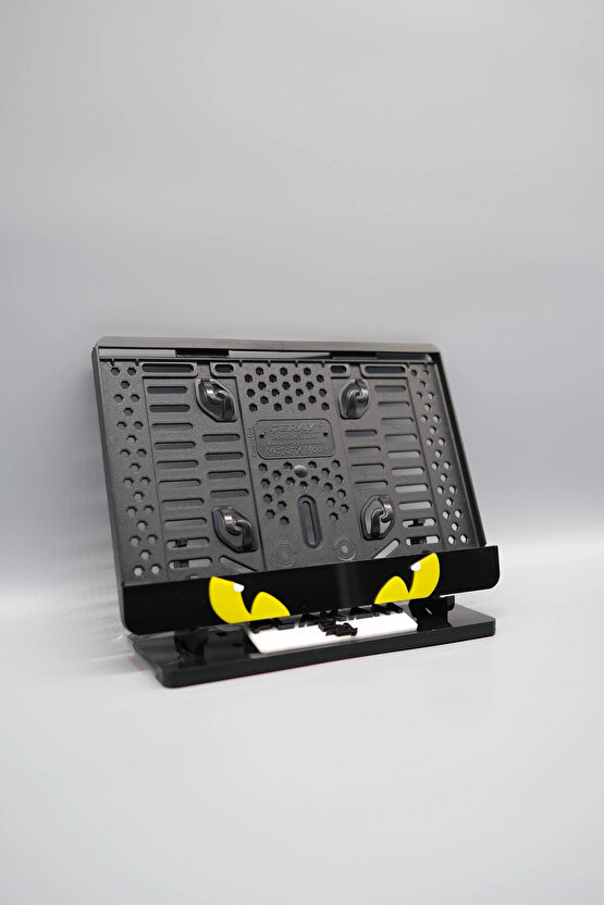 EJDERHA GÖZÜ 3D KABARTMALI MODEL 1 SARI PLEKSİ MOTOR PLAKALIĞI