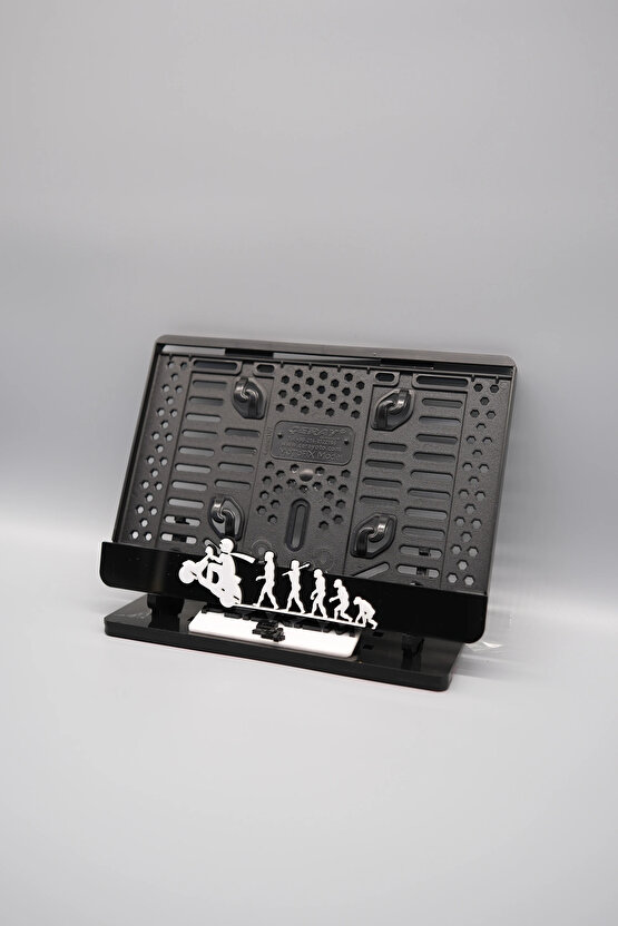 EVRİM SCOOTER 3D KABARTMALI PLEKSİ MOTOR PLAKALIĞI