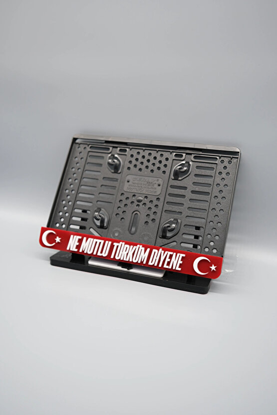 NE MUTLU TÜRKÜM DİYENE 3D KABARTMALI PLEKSİ MOTOR PLAKALIĞI