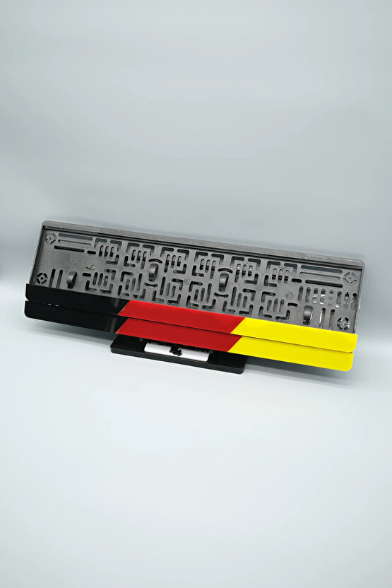 ALMANYA RENKLERİ 3D KABARTMALI PLEKSİ ARABA PLAKALIĞI