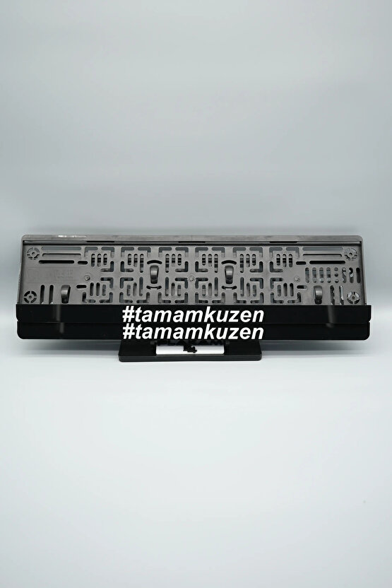 #TAMAMKUZEN 3D KABARTMALI PLEKSİ ARABA PLAKALIĞI