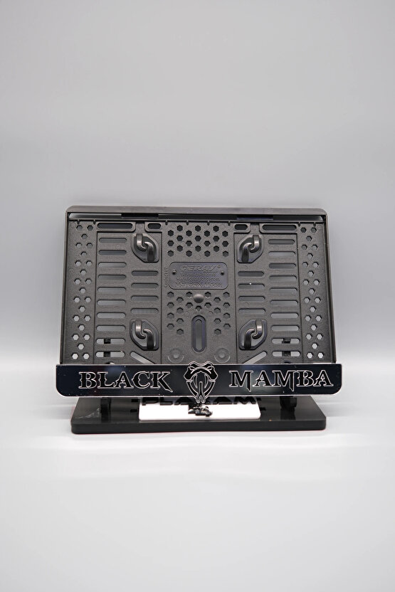 BLACK MAMBA GÜMÜŞ PLEKSİ MOTOR PLAKALIĞI