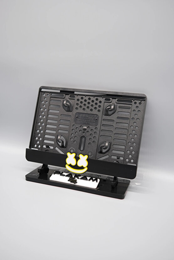 NEON YÜZ 3D KABARTMALI PLEKSİ SARI MOTOR PLAKALIĞI