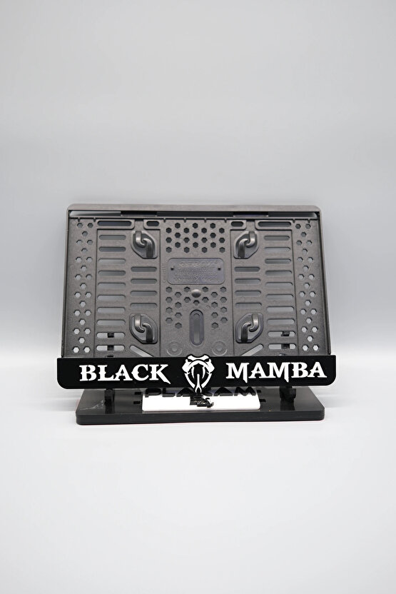 BLACK MAMBA SİYAH PLEKSİ MOTOR PLAKALIĞI