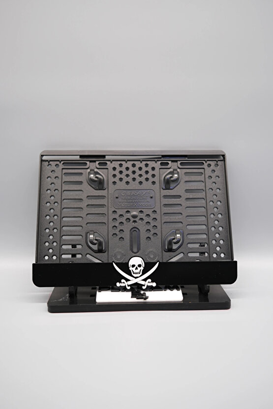 KORSAN 3D KABARTMALI PLEKSİ MOTOR PLAKALIĞI