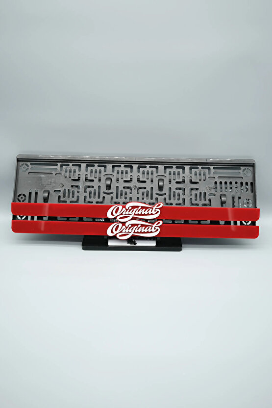 ORİGİNAL YAZILI 3D KABARTMALI PLEKSİ ARABA PLAKALIĞI