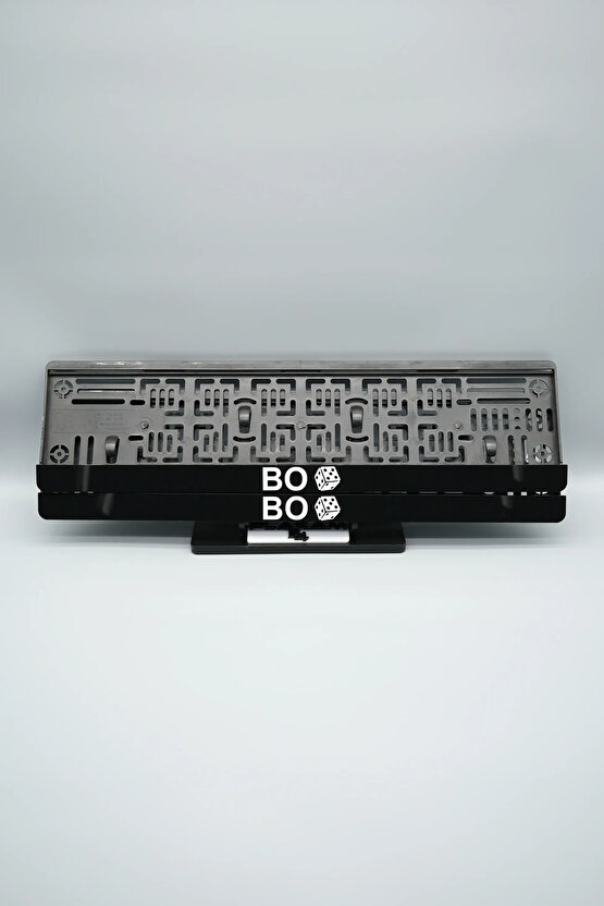 BO ZAR 3D KABARTMALI PLEKSİ ARABA PLAKALIĞI