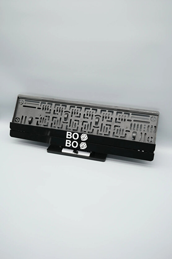 BO ZAR 3D KABARTMALI PLEKSİ ARABA PLAKALIĞI