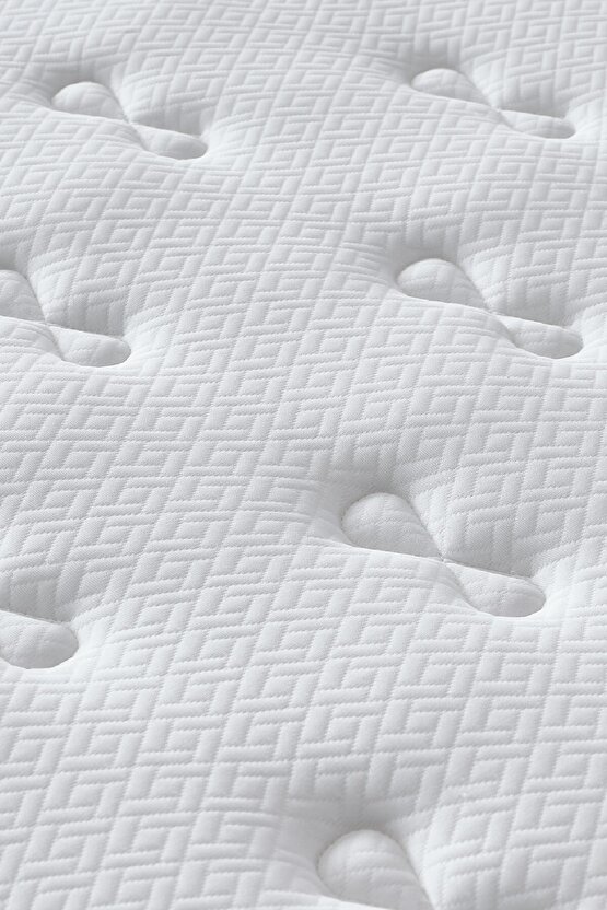 Melisa Tek Kişilik Sandıklı Baza + Full Ortopedik Antibakteriyel Visco Yatak + Başlık 3 lü Set