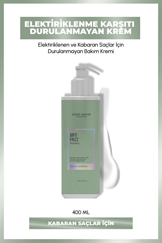 Anti Frizz Kabaran Saçlar İçin Bakım Kremi