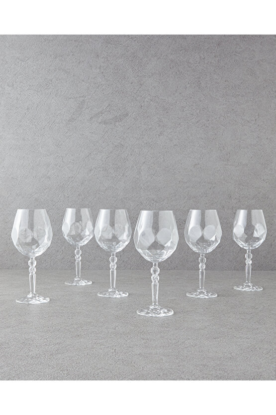 Lucienne Kristalin 6lı Kadeh 530 ml Şeffaf