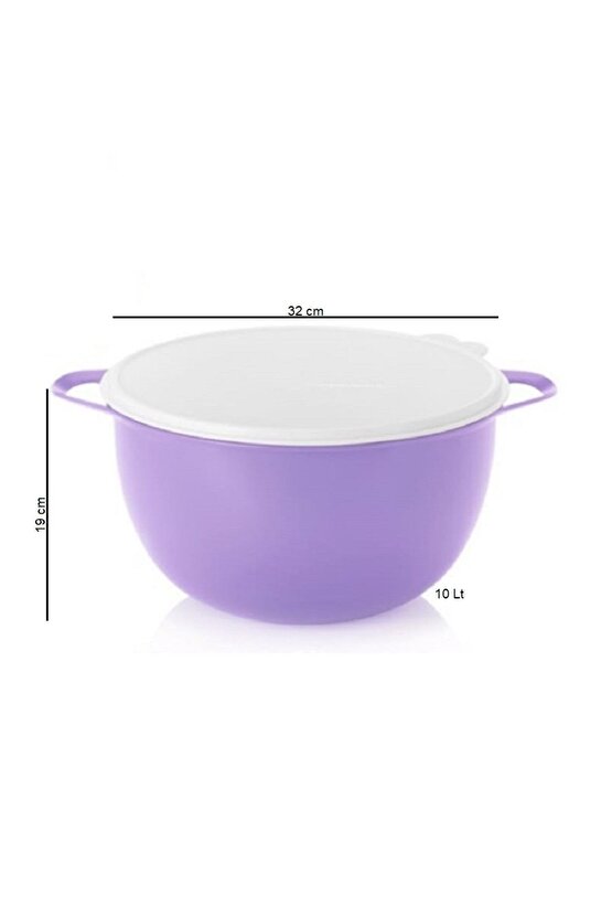 Miks 10 Lt Lila Miksim Mayalama Saklama Kabı
