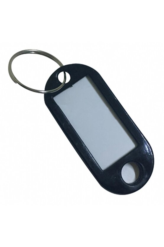 Plastik Anahtarlık Siyah 100lü Paket