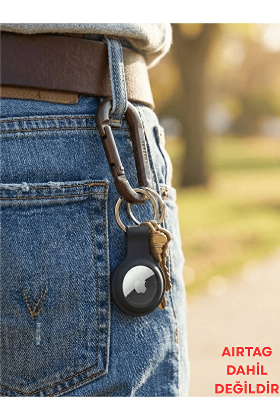 Airtag Uyumlu Anahtarlıklı Koruyucu Silikon Dayanıklı Koruyucu Airtag Kabı Akıllı Takip Cihaz Kılıfı