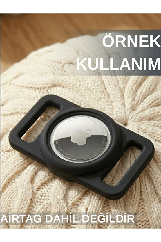 Boş Airtag Yuvalı Kedi Köpek Tasması Evcil Hayvan Pet Takip Cihazı Silikon Yaka Kılıfı Şık Tasarım