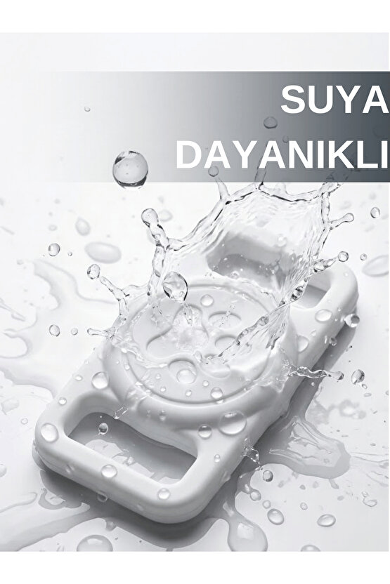 Boş Airtag Yuvalı Kedi Köpek Tasması Evcil Hayvan Pet Takip Cihazı Silikon Yaka Kılıfı Şık Tasarım