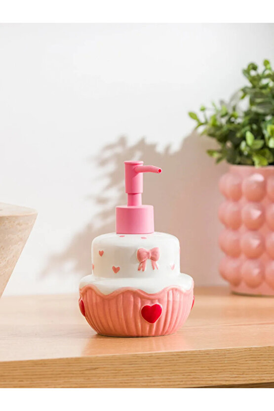 LCW HOME Karışık Kalp Desenli Seramik Sıvı Sabunluk