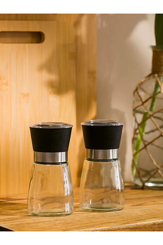 LCW Renksiz Cam Tuzluk ve Biberlik 13 Cm